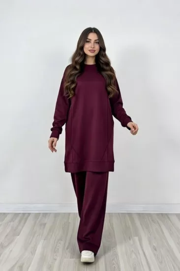 Bg Çımalı Uzun Model Modal Eşofman Takımı