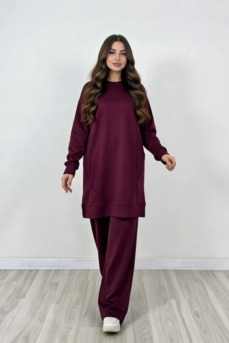 Bg Çımalı Uzun Model Modal Eşofman Takımı