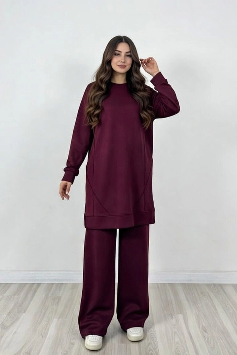 Bg Çımalı Uzun Model Modal Eşofman Takımı